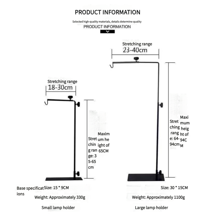 support de lampe pour reptiles