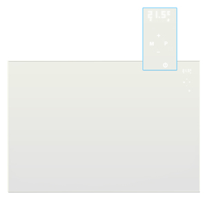 Nuovo design in alluminio frameless sottile C060D display digitale a LED anteriore telecomando programmi personalizzati pannello a infrarossi camera riscaldatore - Product Image 3