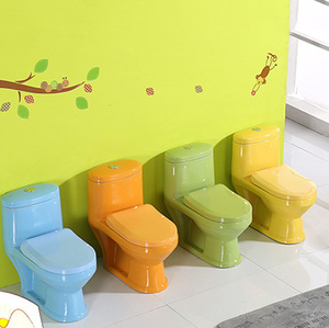 Modern Design Children's Ceramic <strong>Toilet</strong> Wash Basin Set Colorful Small <strong>Size</strong> Daycare School WC Unit Unique Urinal/Cabinet Set - Product Image 6