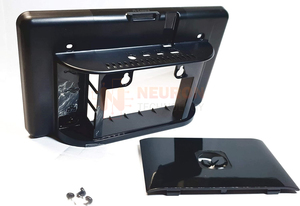 Case for <strong>Raspberry</strong> <strong>Pi</strong> 4B board and Official <strong>Raspberry</strong> <strong>Pi</strong> 7&quot; Touchscreen Display (Black) - Product Image 2