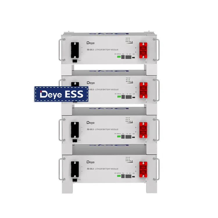 Ningbo Deye Ess SE-G5.3 Hoge Kwaliteit Eco-Vriendelijke 5-340kwh 51.2V 104ah Solar Lifepo4 Bms Lithium Batterij Voor Zonne-Opslag