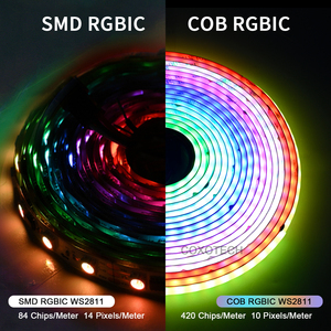 Módulo de píxeles Ws2811 de alta potencia, cinta Led, tira de luz Rgb, pantalla de Panel Ws2811, luz de píxeles de matriz Led cuadrada a todo Color