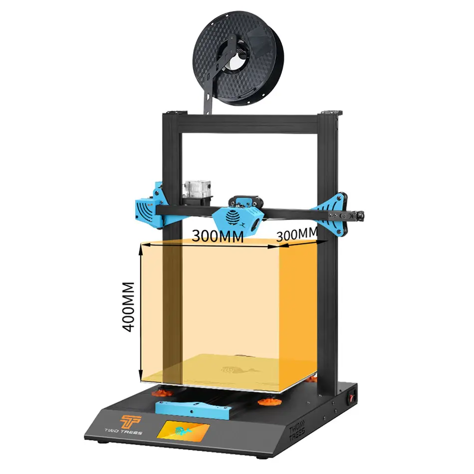 TWOTREES-Impresora 3D de 300x300x400mm, tamaño de impresión, 1,75mm, ROHS, FCC, aprobado por CE, para uso comercial