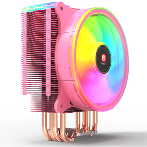 RGB CPU soğutucu LED soğutucu evrensel AMD PC işlemci soğutma fanı masaüstü bilgisayar için - Product Image 6