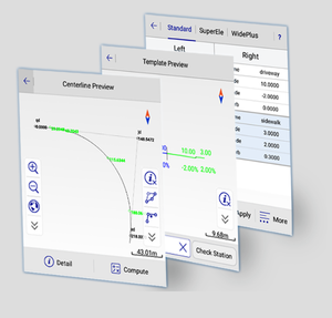 Potente programma di raccolta dei dati del sistema operativo Android RTK Field muslimb Hi-survey per il lavoro di rilevamento RTK GNSS - Product Image 2