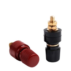 Kit de bloque de terminales de cobre puro, enchufe de latón de resorte para inversor, prueba eléctrica, poste de unión de energía de batería remota - Product Image 2