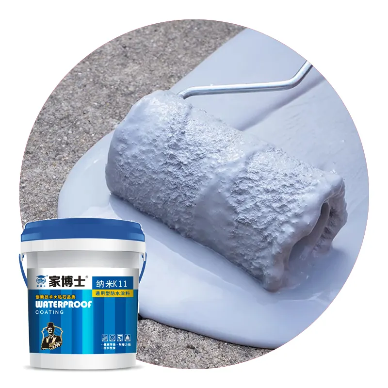 Roof waterproof repair material plastic roof cracks leakage acrylic special adhesive external wall waterproof coating