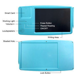 Máquina de aprendizaje de idiomas inteligente para niños, máquina de tarjetas Flash bilingüe para niños, juguete con tableta de escritura LCD - Product Image 3