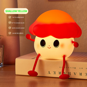 Nhà Máy Outlet tất cả các phong cách trẻ em ngủ Silicone động vật đèn ánh sáng xách tay LED USB sạc ánh sáng ban đêm - Product Image 5