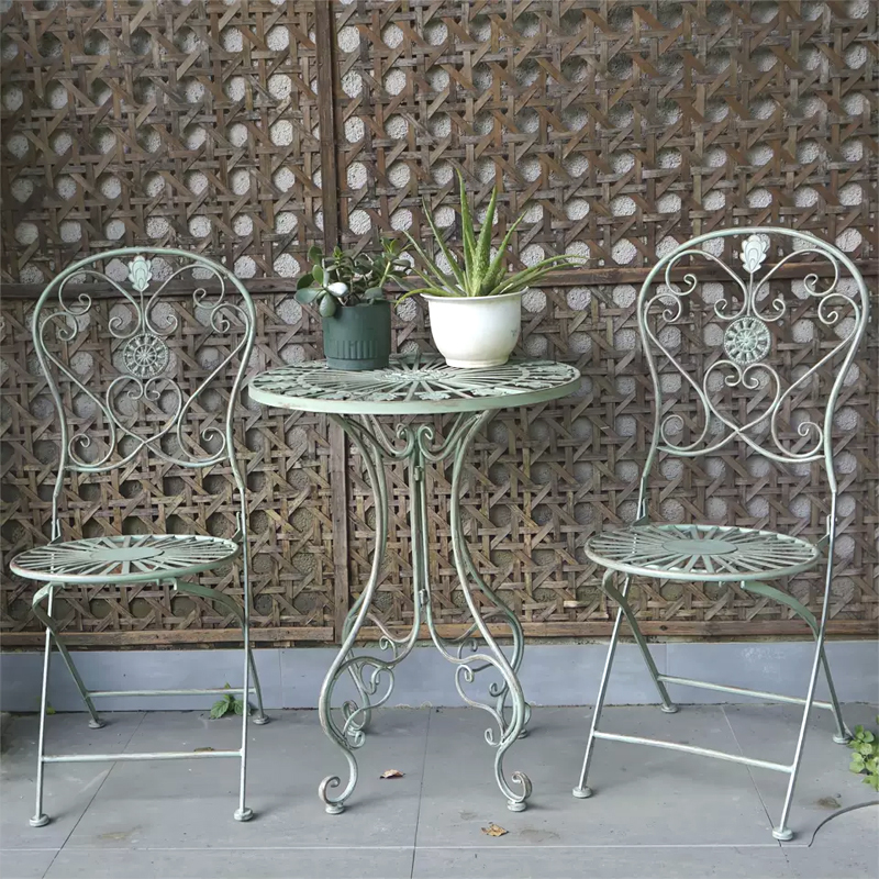 Verde Vintage 1 tavolo + 2 sedie