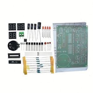 DIY <strong>Kits</strong> AT89C2051 Electronic Clock Digital Tube LED Display Suite Electronic Module Parts and Components DC 9V - 12V - Product Image 3