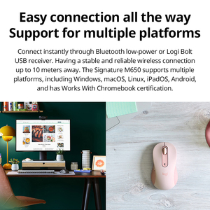 Original <strong>Logitech</strong> M650 Gaming Office Mouse Supported Programming Dual Model Mouse - Product Image 4