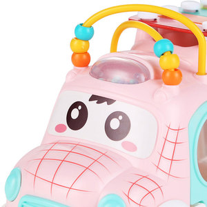 Montessori eğitim çok fonksiyonlu ahşap bloklar çekiç ve vurma için çocuk masası S için bulmaca ve müzikal oyuncaklar - Product Image 4