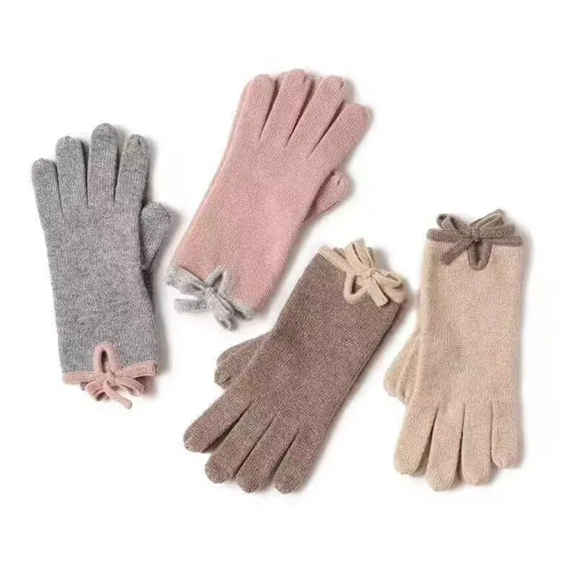 Модные аксессуары для женщин перчатки зимние теплые кашемировые перчатки для женщин
