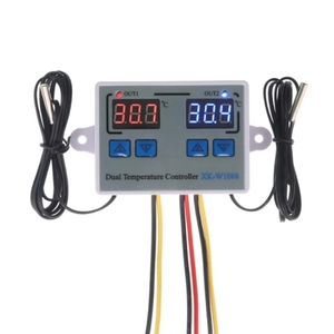 Dual Digital <strong>Temperature</strong> <strong>Controller</strong> Incubator 10A Heating Thermostat Output Control Switch Cooling 110V 12V 220V - Product Image 1