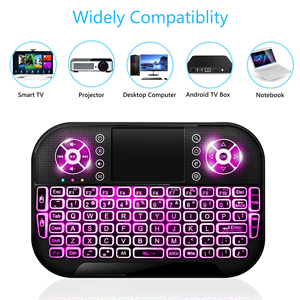 MRSVI-teclado inalámbrico A8 Mini, 2,4G, retroiluminación, Bluetooth, Air Mouse, Control remoto táctil para Smart TV Box, Touchpad PC - Product Image 4