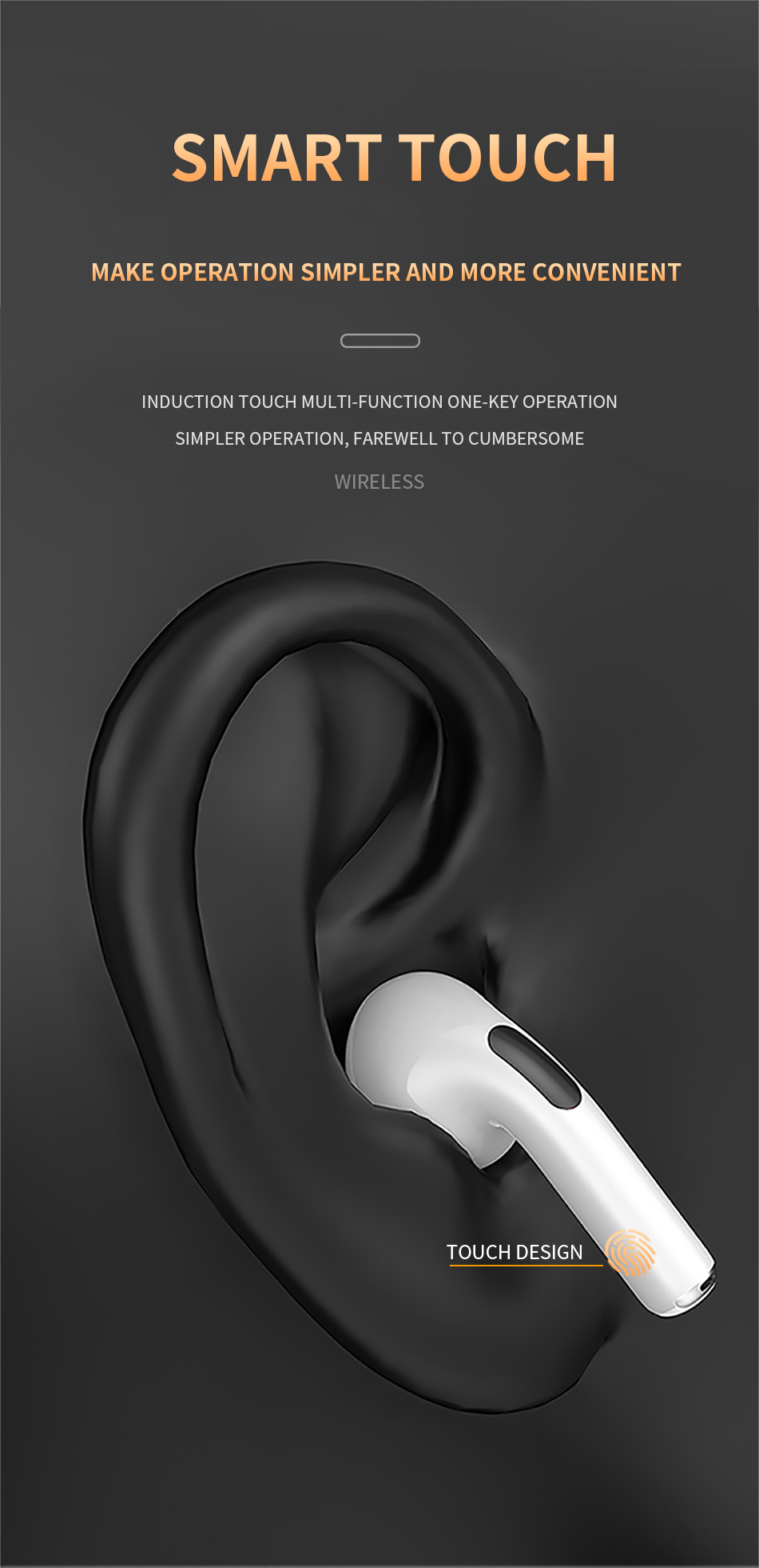 Air Pro 6 TWS Wireless Headphones With Mic Tws Earphone Earbuds Sport Running Earpiece For Apple iPhone Xiaomi Huawei