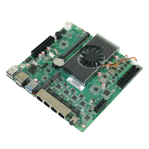 BKHD NAS Mini ITX N100 scheda madre con 4*2.5G Lan 6 * SATA3.0 2 * M.2 DDR5 per Soft Router Server presa di archiviazione dati 17x17cm - Product Image 1