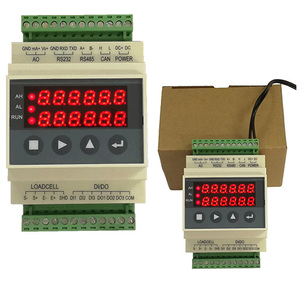 Ultimo DIN Rail bilancia indicatore trasmettitore con RS232/RS485, indicatore di peso con uscita analogica - Product Image 1