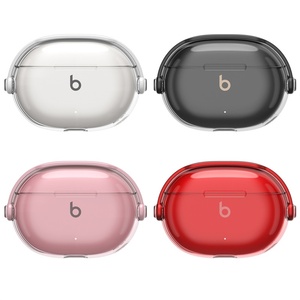 Beats Studio Buds için Apple için özel Logo koruyucu kılıf kulaklıklar Beats Studio Buds için yumuşak sertlik derecesi logosu + Accessor - Product Image 5
