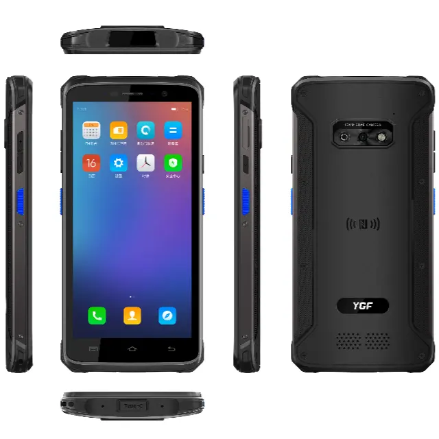 Прочный смартфон YGF F20c, 4 Гб + 64 ГБ, IP65, водонепроницаемый, 5000 мАч, камера 13 МП, NFC, мобильный телефон на базе Android 9