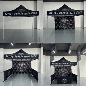 3*3m六角形フレームカスタムデザイン10 * 10FT屋外テントキャンプ市場ピンクテントガゼボ防水UVプルーフテント - Product Image 3