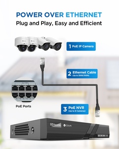 4COVR 4K 8 Channel H.265 PoE Network Video Recorder 8CH NVR 2TB HDD 4MP/5MP/6MP/8MP IP Camera Recording AI People Remote Access - Product Image 2