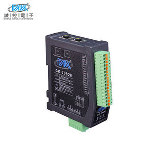 8チャネル16ビットアナログ入力データ取得モジュールModbus-TCPイーサネットPLC出力リモート拡張カード入力出力用 - Product Image 1