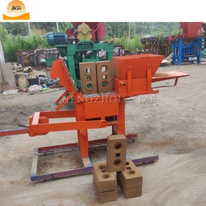 Pequeño pavimento bloque barro arcilla ladrillo fabricación maquinaria precio en la India SriLanka arcilla manual enclavamiento máquina de fabricación de ladrillos - Product Image 2