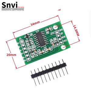 Módulo de peso de celda de carga HX711, microcontrolador de doble canal de 24 bits, amplificador Digital, Sensor de presión de sensor de pesaje A/D - Product Image 5