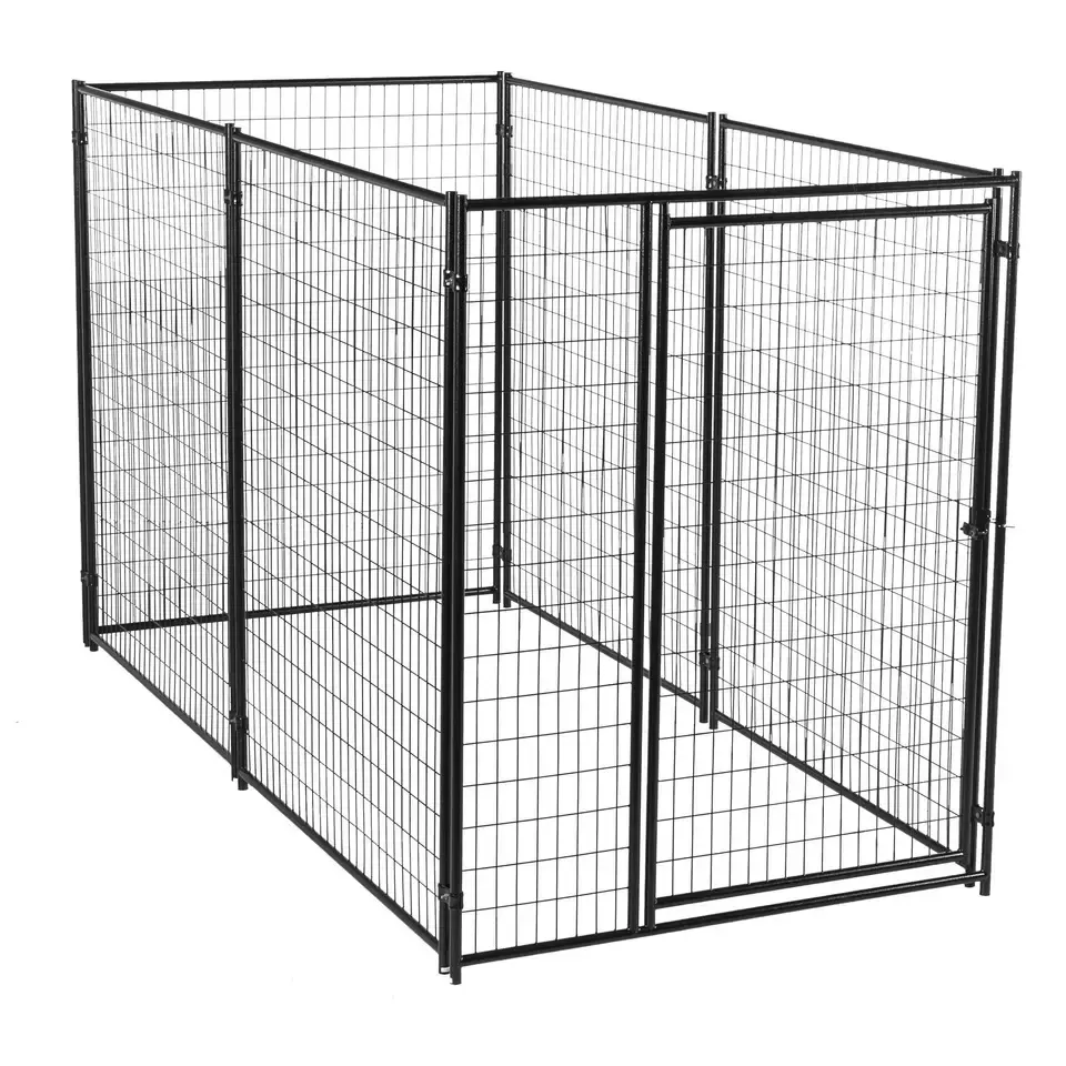 TIANYI Heavy Duty Modular 10x10ft Welded Wire Metal Mesh Extra Large Outdoor Pet Cage Dog Kennels Run