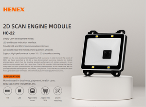 2d <strong>Oem</strong> <strong>Qr</strong> <strong>Code</strong> <strong>Reader</strong> Decoded Scan Engine Recessed Barcode <strong>Reader</strong> Fixed Mount Usb hid Rs232 Embedded Barcode Scanner <strong>Module</strong> - Product Image 4