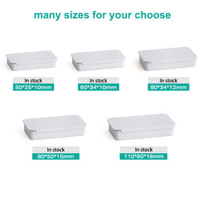 50ml 100ml 150ml White Packing Container <strong>Tin</strong> <strong>Can</strong> Box Rectangle Packaging <strong>Tins</strong> Jars <strong>square</strong> <strong>Tins</strong> - Product Image 2