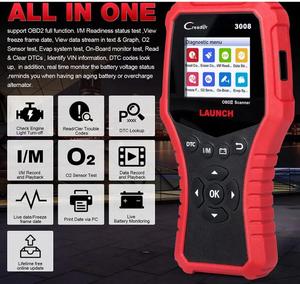 <strong>LAUNCH</strong> CR3008 OBD2 OBDII Auto <strong>Scanner</strong> X431 <strong>Creader</strong> 3008 OBD 2 Engine <strong>Code</strong> Reader PK AD510 KW850 Car Diagnostic Tool - Product Image 4