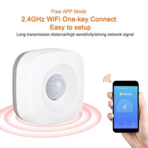 ZigBee/WiFi PIR датчик движения беспроводной пассивный инфракрасный детектор охранной сигнализации датчик контроля приложения совместимый с - Product Image 6