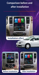 10.4インチTeslaスクリーンAndroidカーラジオステレオマルチメディアDVDプレーヤー用GPSナビゲーションNissan Tiida Mirror Link FM Transmi用 - Product Image 2