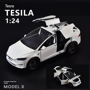 Diecast 1:24 Scale Car <strong>Models</strong> T <strong>Model</strong> X Alloy Car <strong>Model</strong> with Sound and Light Pullback Collection Decoration Metal Toy Car - Product Image 2