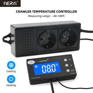 New Display Resolution 0.1digital Aquarium Thermostat <strong>PID</strong> Temperature <strong>Controller</strong> Waterproof <strong>Sensor</strong> Outlet Aquarium Heater Cooler - Product Image 2