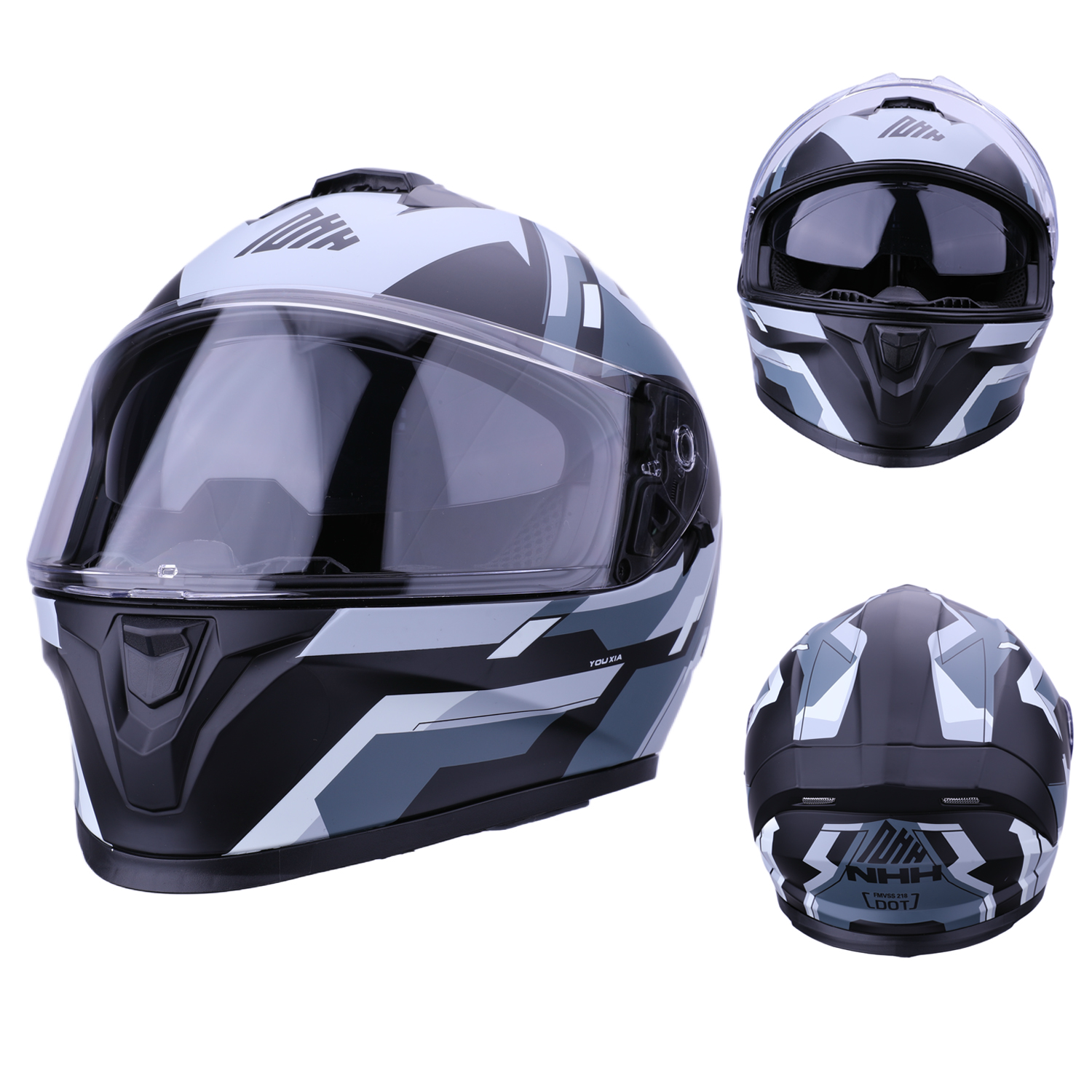 Noir mat / Ranger gris