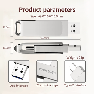 Chiavetta USB a doppia interfaccia, scheda di memoria a doppio uso, memoria foto di espansione, chiavetta USB per telefono cellulare tipo Android 16G - Product Image 5