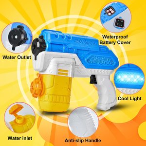 CPS Songkran <strong>Fast</strong> Closing Battery Operated Electric Super Water Squirt <strong>Blaster</strong> Gun with 300cc 26Ft Shooting Range with Light - Product Image 1