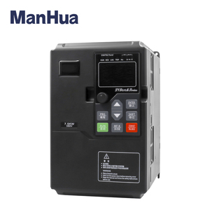 ManHua 7.5kW 380V AC VFD Controlador de motor trifásico 24 horas uno a uno Entrada monofásica Tipo de carga vectorial Unidad de frecuencia variable