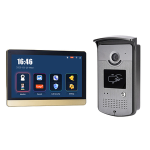 Teléfono de puerta inteligente con intercomunicador de 2 vías a prueba de agua Wifi con cámara de 1080P y sistema de timbre de vídeo con aplicación Tuya para uso en Villa - Product Image 2