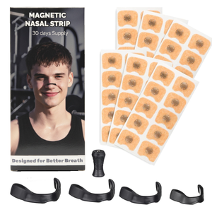 Strip hidung magnetik, Dilator hidung magnetik, Strip pernapasan, Dilator hidung, Strip olahraga pernapasan - Product Image 1