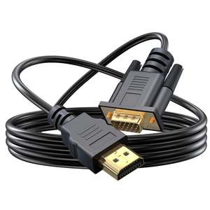 4K HDMI至VGA转换器电缆1.8米公母视频电缆20m家用投影仪电脑音频应用 - Product Image 2