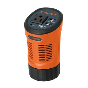 Truper INCO-120 120瓦功率汽车逆变器DC至交流转换器，带2个USB端口输入5V/12v修改正弦波输出 - Product Image 2