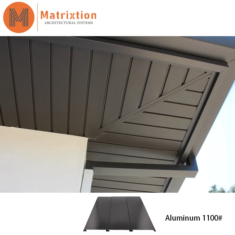 Premium Aluminium Soffit Panelen Waterdicht En Corrosiebestendig Voor Het Bouwen Van Exterieurs