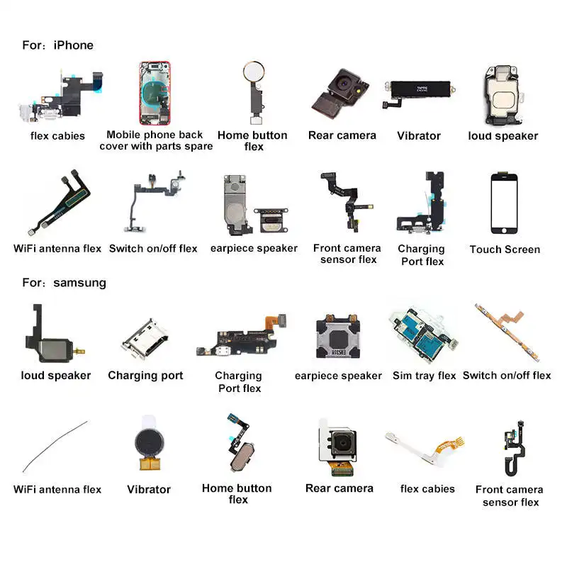 Venta al por mayor de todas las marcas de teléfonos móviles, placa base flexible y LCD Flex para teléfonos móviles
