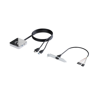Interruptor de alimentación de PC remoto, interruptor de encendido de botón de host de ordenador para escritorio USB3.0/USB2.0, piezas universales de ordenador de escritorio con 5Gbps