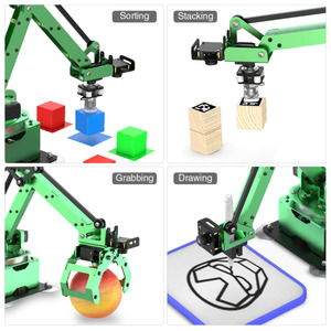 Robot programable JetMax con cámara HD Kit de Robot Educativo Manipulador de aprendizaje Ros